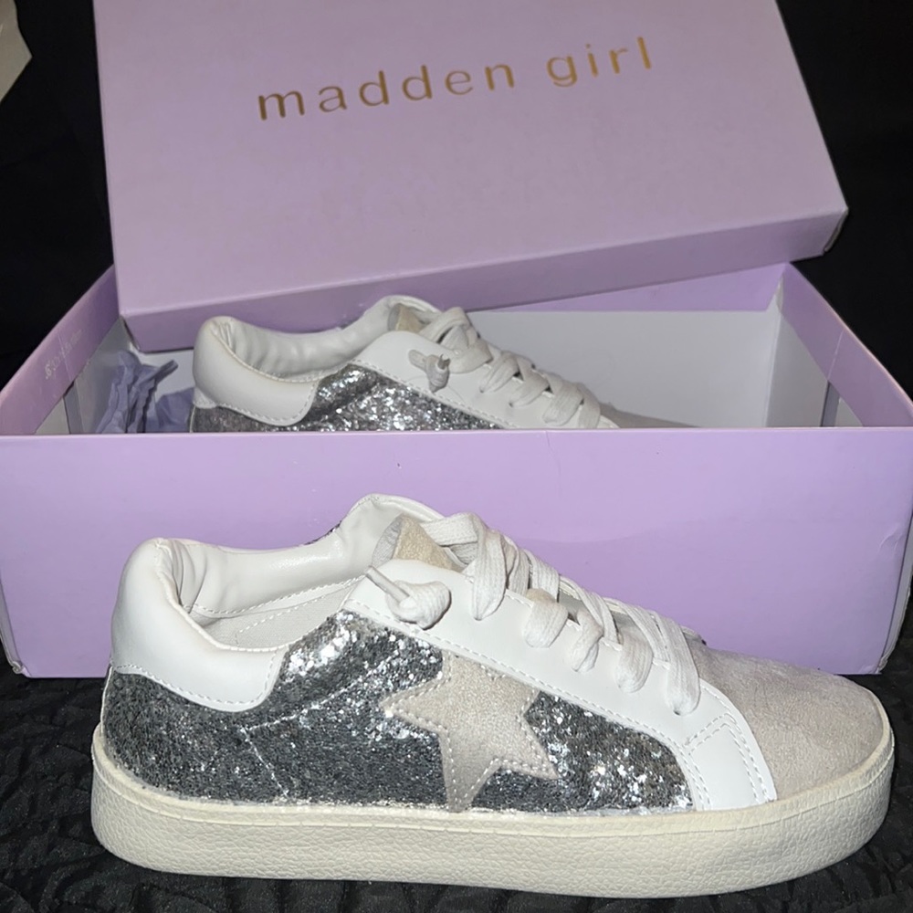 Sparkly comfortable sneaks. Never worn. Brand new out of box!